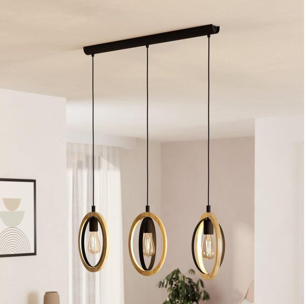 Eglo 43462 - Lampadario a sospensione con filo BASILDON 3xE27/40W/230V