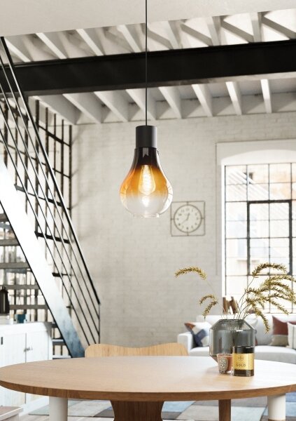 Eglo 43459 - Lampadario su corda CHASELY 1xE27/40W/230V