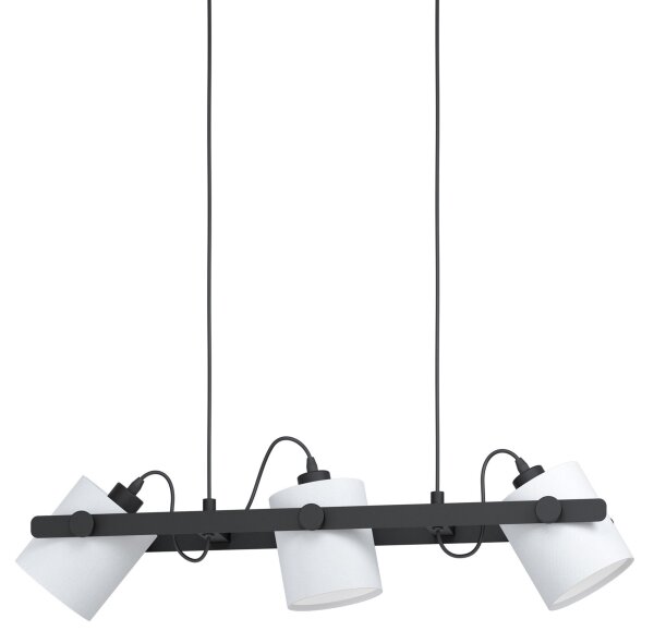 Eglo 43426 - Lampadario a sospensione con filo HORNWOOD 1 3xE27/28W/230V