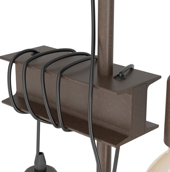 Eglo 43526 - Lampada con piedistallo TOWNSHEND 2xE27/10W/230V