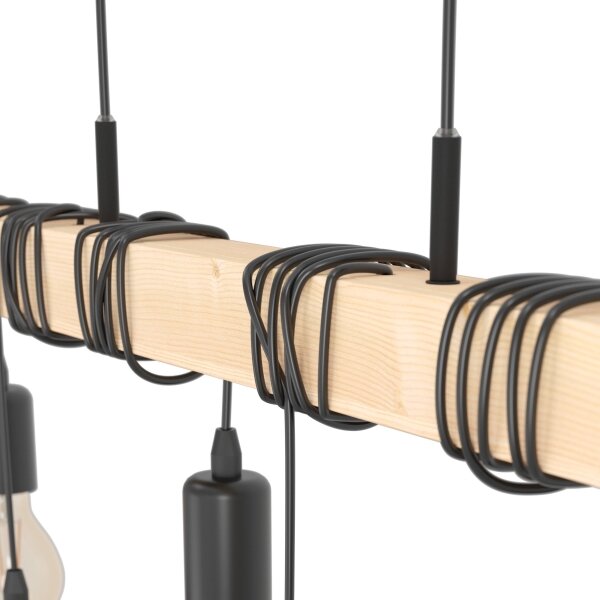Eglo 43513 - Lampadario sospeso a cavo TOWNSHEND 6xE27/60W/230V
