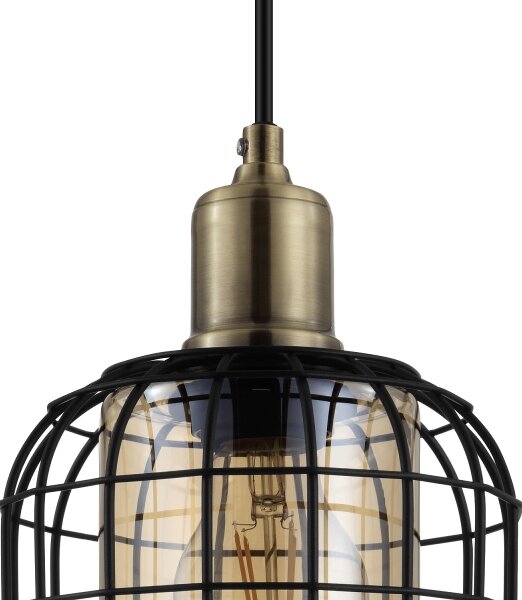 Eglo 43527 - Lampadario su corda CHISLE 1xE27/40W/230V