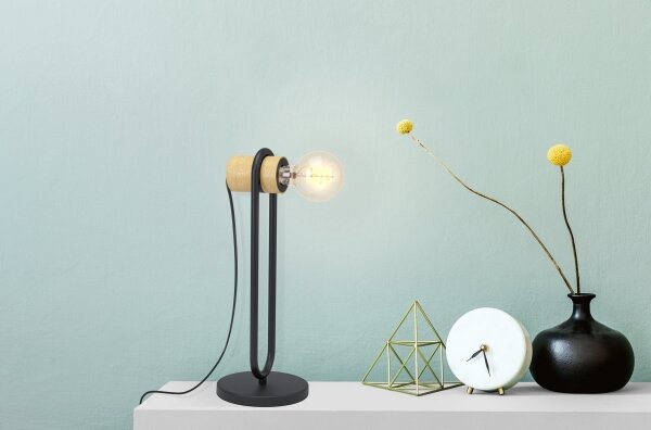 Eglo 43543 - Lampada da tavolo CHIEVELEY 1xE27/28W/230V