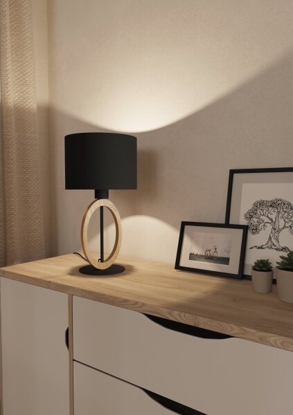 Eglo 43569 - Lampada da tavolo BASILDON 1xE27/40W/230V