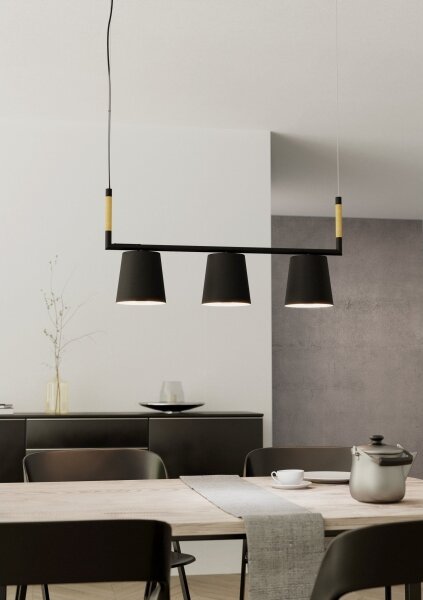 Eglo 43612 - Lampadario a sospensione con filo LACEY 3xE27/40W/230V