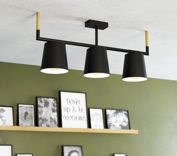 Eglo 43611 - Lampadario su palo LACEY 3xE27/40W/230V