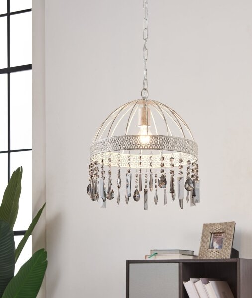 Eglo 43587 - Lampadario su corda STEELEVILLE 1xE27/40W/230V