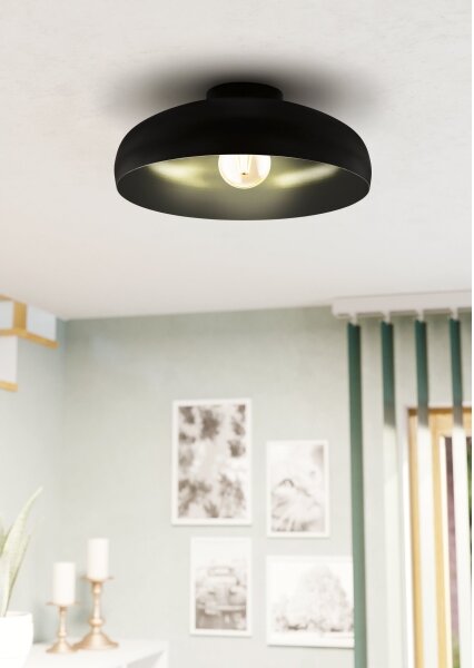 Eglo 43637 - Plafoniera MOGANO 1xE27/60W/230V