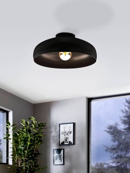 Eglo 43637 - Plafoniera MOGANO 1xE27/60W/230V