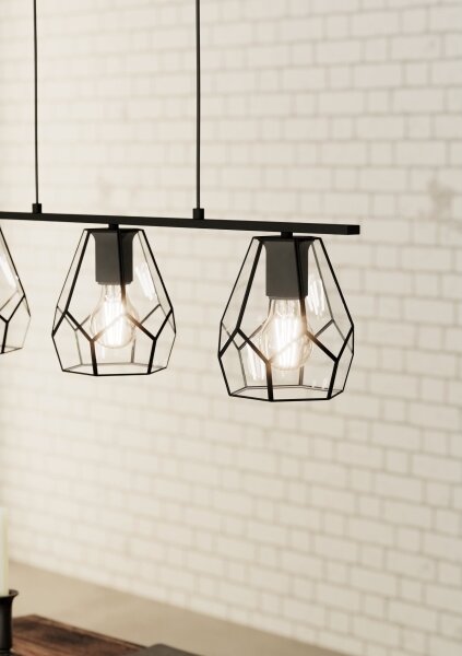Eglo 43644 - Lampadario LED a sospensione con cavo MARDYKE 3xE27/40W/230V
