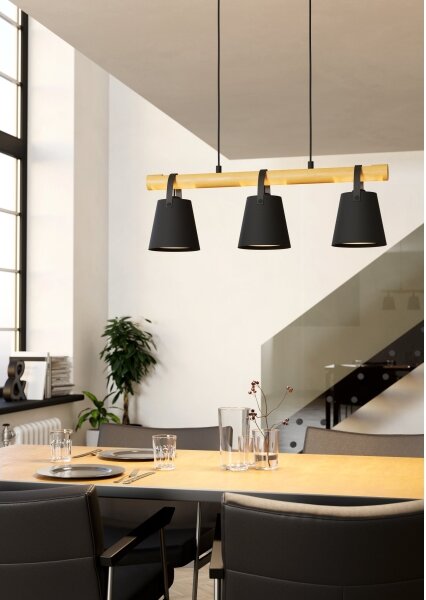 Eglo 43636 - Lampadario a sospensione con filo BOYLE 3xE27/10W/230V