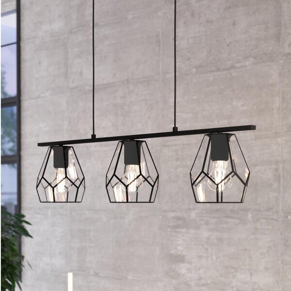 Eglo 43644 - Lampadario LED a sospensione con cavo MARDYKE 3xE27/40W/230V