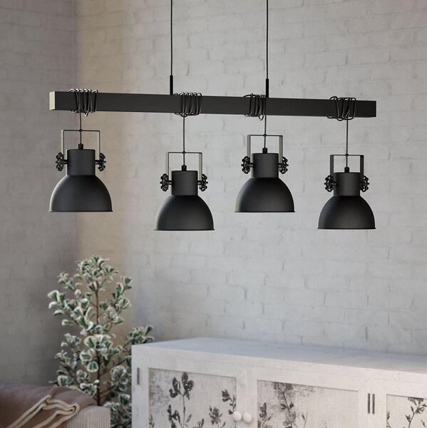 Eglo 43726 - Lampadario a sospensione con filo SHIREBROOK 4xE27/40W/230V