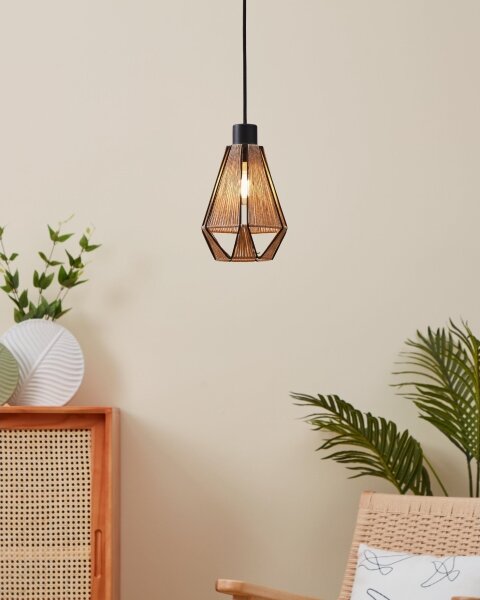 Eglo 43776 - Lampadario a cavo ADWICKLE 1xE27/40W/230V