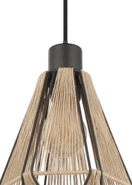 Eglo 43776 - Lampadario a cavo ADWICKLE 1xE27/40W/230V