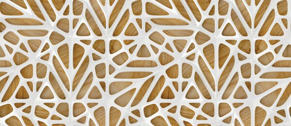 Carta da parati Pattern bianco su uno sfondo beige, Carta da parati Texture, Carta da parati Effetto Legno, u93676 : Uwalls.it