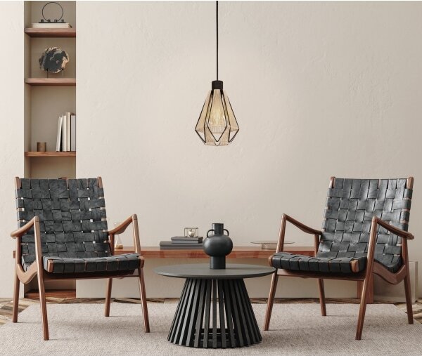 Eglo 43776 - Lampadario a cavo ADWICKLE 1xE27/40W/230V