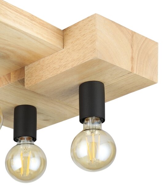 Eglo 43798 - Plafoniera HALKIN 4xE27/40W/230V