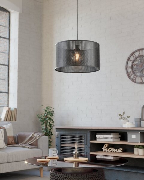 Eglo 43795 - Lampadario a sospensione con filo MANBY 1xE27/40W/230V