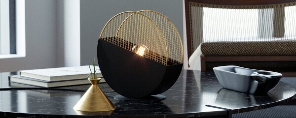 Eglo 43813 - Lampada da tavolo MUMBLES 1xE27/40W/230V