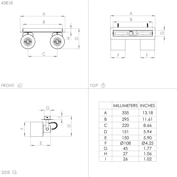 Eglo 43818 - Faretto SOUTHERY 2xE27/40W/230V
