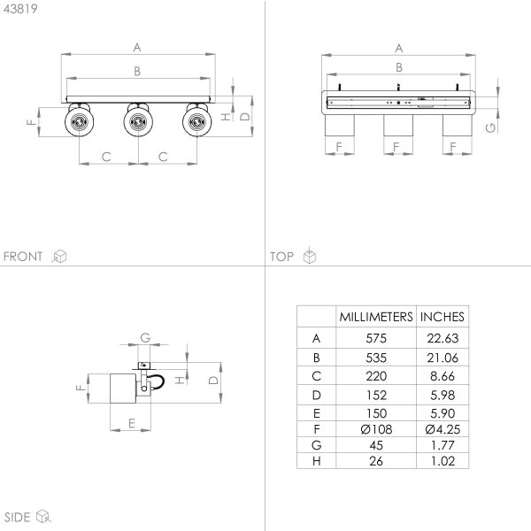 Eglo 43819 - Faretto SOUTHERY 3xE27/40W/230V