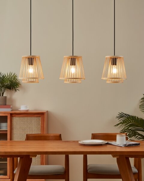 Eglo 43853 - Lampadario a sospensione con filo HYKEHAM 3xE27/40W/230V