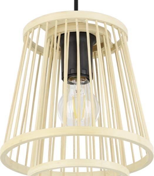 Eglo 43853 - Lampadario a sospensione con filo HYKEHAM 3xE27/40W/230V