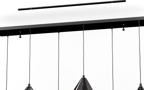 Eglo 43846 - Lampadario a sospensione con filo CARLTON 6xE27/40W/230V
