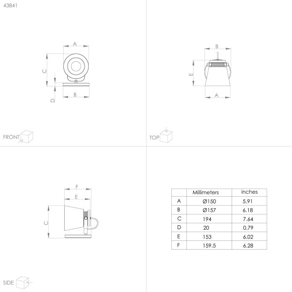 Eglo 43841 - Lampada da tavolo TWICKEN 1xE27/28W/230V