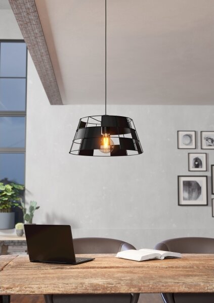 Eglo 43892 - Lampadario a sospensione con filo PONTEFRACT 1xE27/40W/230V