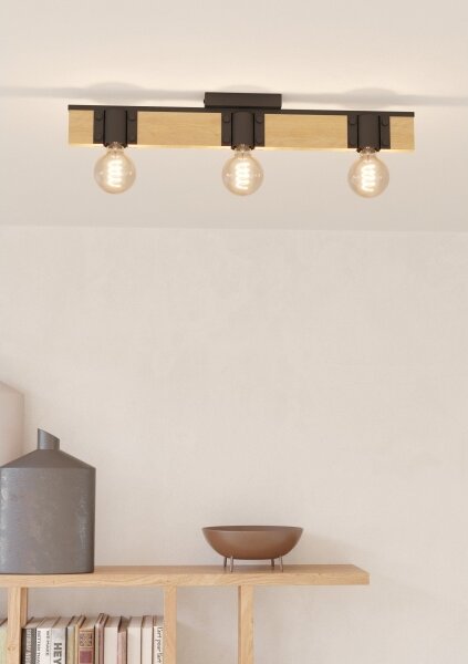 Eglo 43901 - Plafoniera BAILRIGG 3xE27/40W/230V