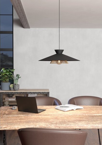 Eglo 43885 - Lampadario a sospensione con filo GRIZEDALE 1xE27/40W/230V