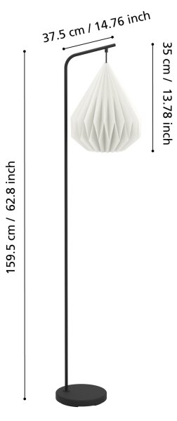 Eglo 43895 - Lampada con piedistallo MINTING 1xE27/25W/230V