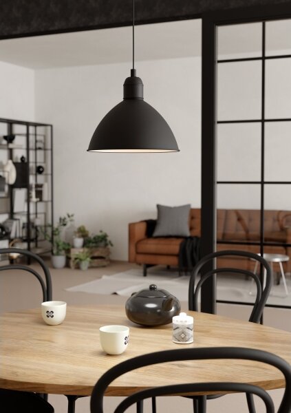 Eglo 43878 - Lampadario a sospensione con filo PRIDDY 1xE27/40W/230V