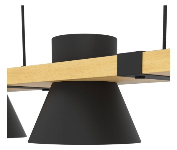 Eglo 43956 - Lampadario a sospensione con filo MACCLES 3xE27/15W/230V