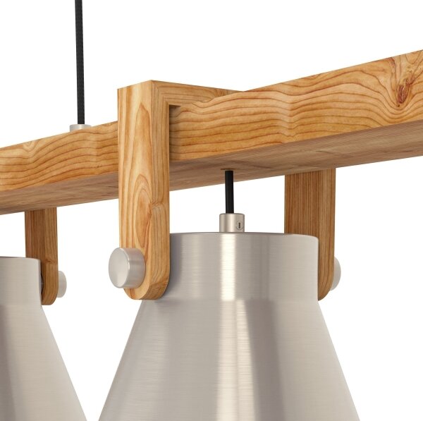 Eglo 43952 - Lampadario a sospensione con filo CAWTON 3xE27/40W/230V