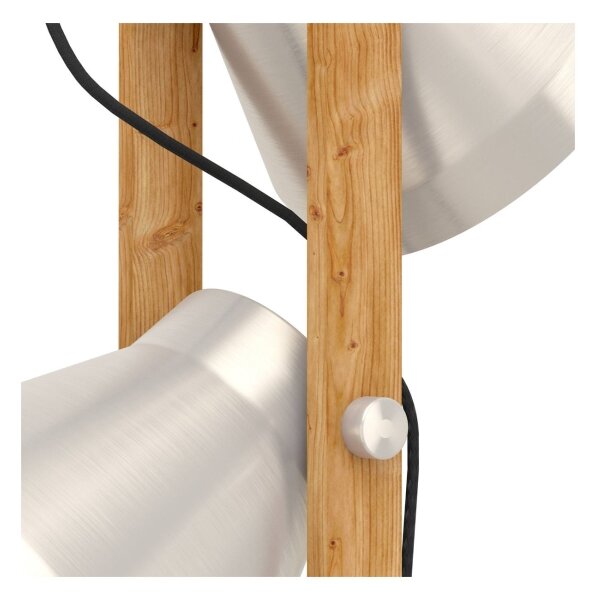 Eglo 43954 - Lampada con piedistallo CAWTON 2xE27/40W/230V