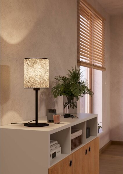 Eglo 43938 - Lampada da tavolo BUTTERBURN 1xE27/25W/230V