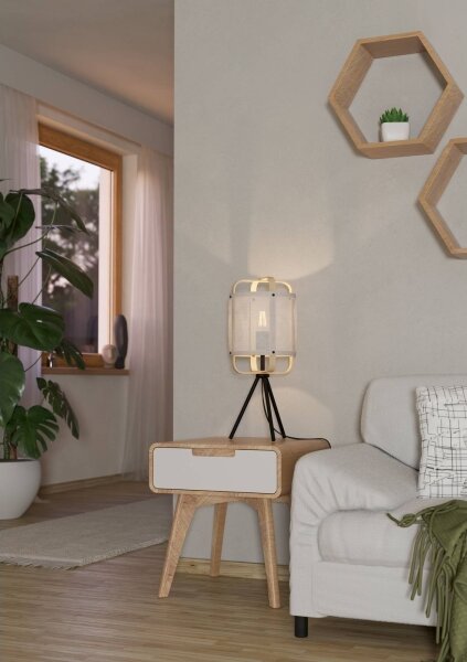 Eglo 43934 - Lampada da tavolo SURFLEET 1xE27/40W/230V