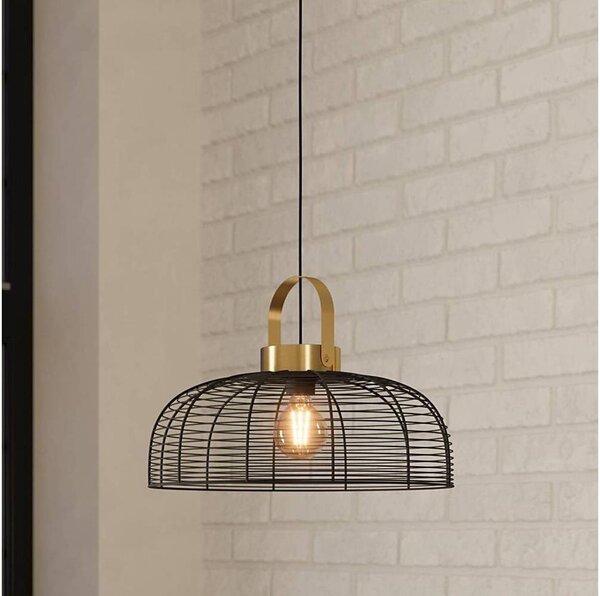Eglo 43964 - Lampadario a sospensione con filo ROUNDHAM 1xE27/40W/230V diametro 45 cm