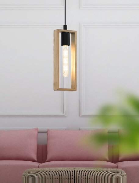 Eglo 49473 - Lampadario a sospensione con filo LITTLETON 1xE27/60W/230V