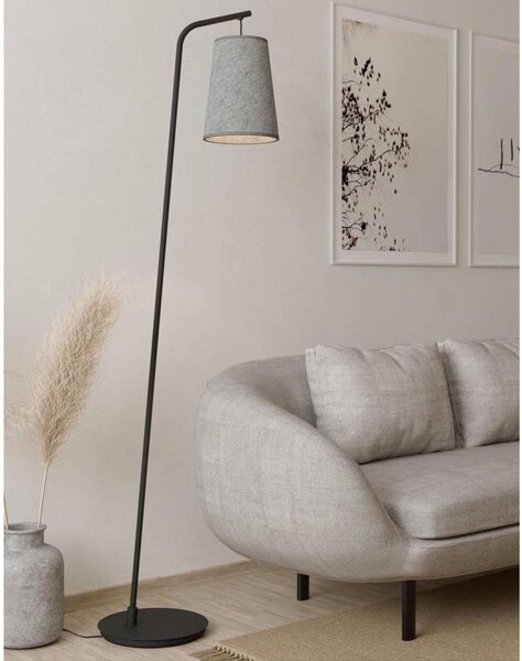 Eglo 43987 - Lampada con piedistallo ALSAGER 1xE27/40W/230V grigio