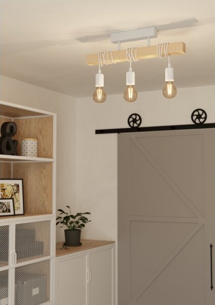 Eglo 44082 - Plafoniera TOWNSHEND 3xE27/60W/230V