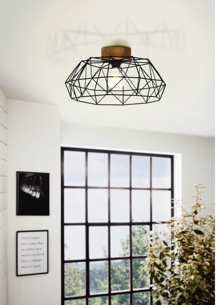 Eglo 44088 - Plafoniera PADSTOW 1xE27/60W/230V