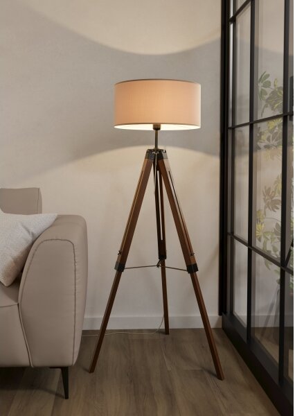 Eglo 94326 - Lampada da terra LANTADA 1xE27/60W/230V