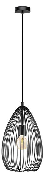 Eglo 49141 - Lampadario a sospensione con filo CLEVEDON 1xE27/60W/230V