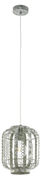 Eglo 49133 - Lampadario a sospensione con filo HAGLEY 1xE27/60W/230V