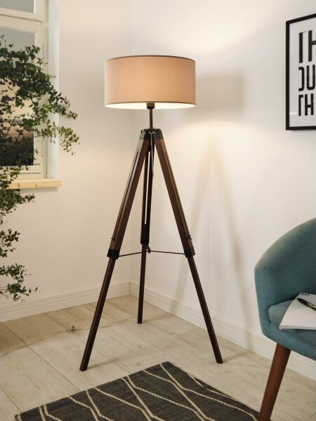 Eglo 94326 - Lampada da terra LANTADA 1xE27/60W/230V