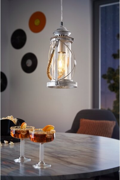 Eglo 49214 - Lampadario BRADFORD 1xE27/60W/230V